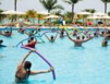 Person swimming, an aerobic exercise that is easy on the joints