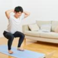 Person practicing tai chi, a gentle strengthening and balance exercise