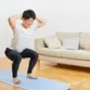 Person practicing tai chi, a gentle strengthening and balance exercise